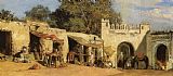 Benjamin Prints - An Arab Market by Benjamin Jean Joseph Constant