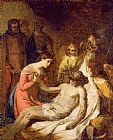 Benjamin Prints - Study of the Lamentation on the Dead Christ by Benjamin West