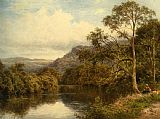 Benjamin Prints - On The River Conway by Benjamin Williams Leader