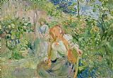 Berthe Morisot In the Garden at Roche Plate