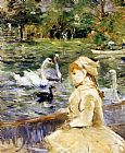 Berthe Morisot Young girl boating