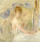 Berthe Morisot Young Girl Getting Up painting