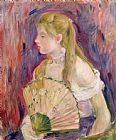 Berthe Morisot Young Girl with a Fan