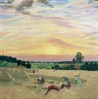 Boris Mikhailovich Kustodiev The Harvest