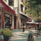 Cafe Prints - Boulevard Cafe by brent heighton