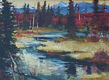 Brent Heighton Clear Water Camp painting