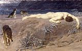 Briton Riviere Dead Hector painting