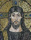 Byzantine School The face of Christ