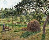 Camille Pissarro Dusk at Eragny