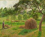 Camille Pissarro Sunset at Eragny