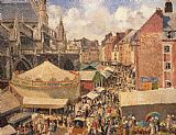 Camille Pissarro The Fair in Dieppe