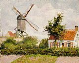 Camille Pissarro Windmill at Knokke