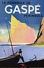 Canadian School Poster Advertising The Gaspe Peninsula Quebec Canada