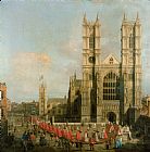 Canaletto Procession of the Knights of the Bath