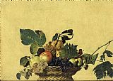 Basket Prints - Basket Of Fruit by Caravaggio