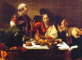 Emmaus Prints - Supper at Emmaus 1601 by Caravaggio