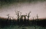 Caspar David Friedrich Abbey in the Oakwood
