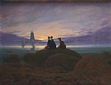 Caspar David Friedrich Moonrise by The Sea