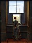 Caspar David Friedrich Woman at a Window