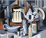 Catherine Abel Still Life with Teapots painting