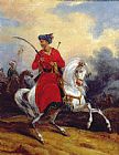 Charles Bellier An Ottoman on Horseback