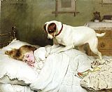 Charles Burton Barber Time to Wake Up