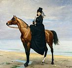 Charles Emile Auguste Carolus Duran Equestrian Portrait of Mademoiselle Croizette