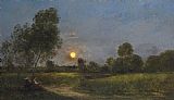 Charles Francois Daubigny Moonrise