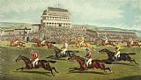 Jockeys Prints - The Liverpool Grand National Steeplechase Coming In by Charles Hunt and Son