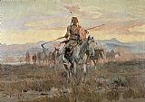 Charles Marion Russell Stolen Horses painting