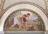 Congress of Berlin, 1878 Prints - Labor Mural in Lunette From The Family And Education Series Library of Congress Thomas Jefferson Building Washington Dc by Charles Sprague Pearce