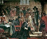Charles West Cope Attempted arrest of 5 members of the House of Commons by Charles I