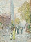 Childe Hassam Cathedral Spires