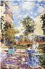 Childe Hassam In a French Garden