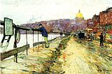 Childe Hassam River And Beacon Hill