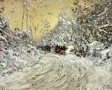 Childe Hassam Sleigh Ride in Central Park