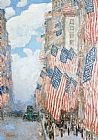 Childe Hassam The Fourth of July