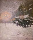 Midnight Prints - Winter, Midnight by Childe Hassam