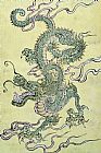 Chinese Prints - A Chinese Dragon by Chinese School