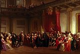 Benjamin Prints - Benjamin Franklin Appearing before the Privy Council by Christian Schussele