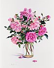 Christopher Ryland Roses In A Glass Jar
