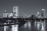 Clarence Holmes Boston Night Skyline V