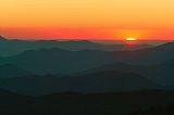 Clarence Holmes Last Light from Clingmans Dome