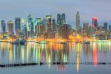 Clarence Holmes New York City Skyline Morning Twilight I