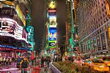 Clarence Holmes Times Square at Night I