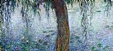 Claude Monet Waterlilies Morning With Weeping Willows