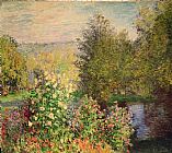 Claude Monet A Corner of the Garden at Montgeron painting
