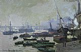 Claude Monet Boats in the Pool of London