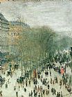 Claude Monet Boulevard des Capucines painting