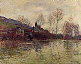 Waterlilies at Giverny Prints - Floods at Giverny by Claude Monet